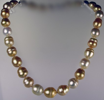 Golden South Sea pearl necklace - 